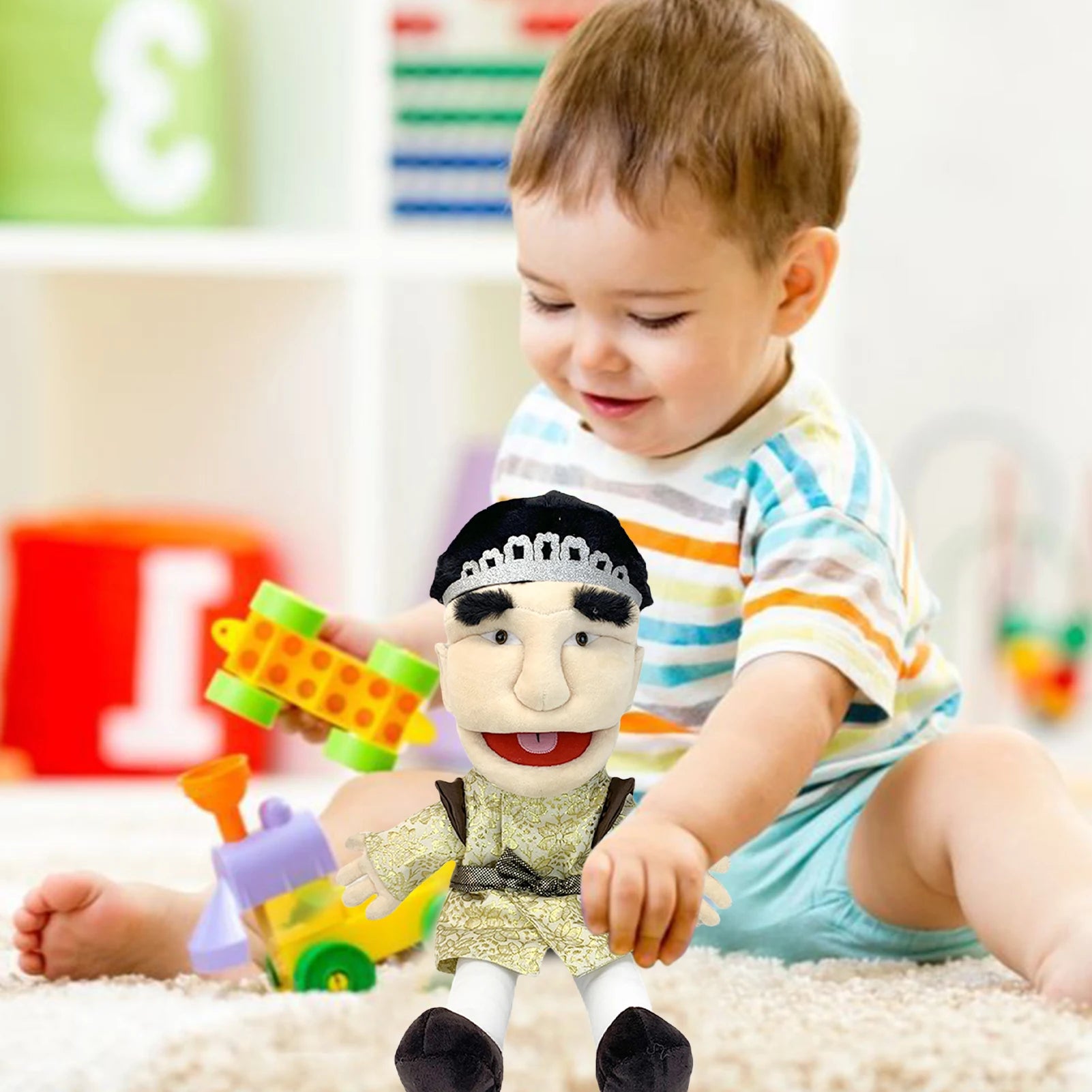 Game Peripheral Hand Puppets Cute Prank Plush Toy for Children Boys and Girls Role-Playing Preschoolers